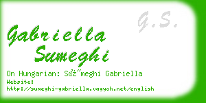 gabriella sumeghi business card